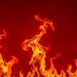 Red fire background image 3