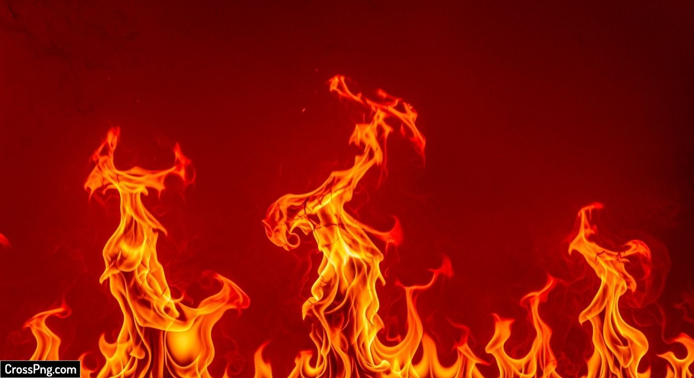 Red fire background image 3
