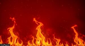 Red fire background image