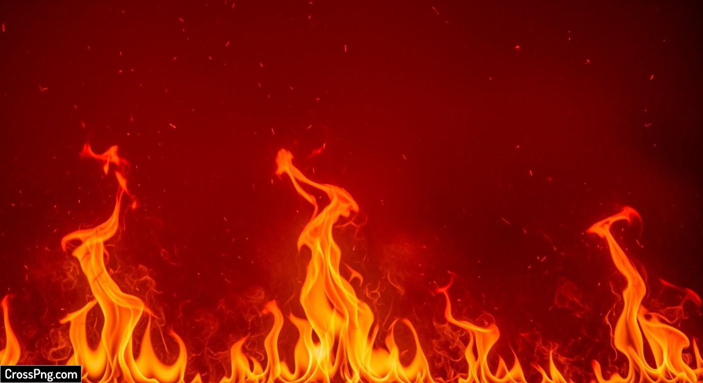 Red fire background image