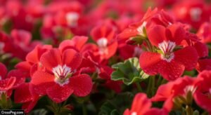 Red flower background image