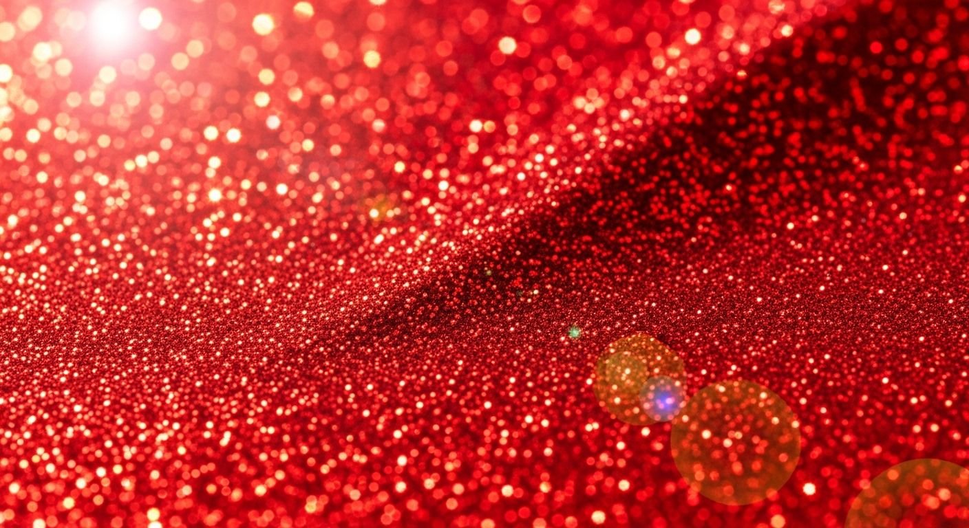 Red glitter background image