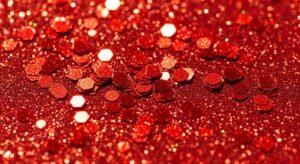 Red glitter background image 3