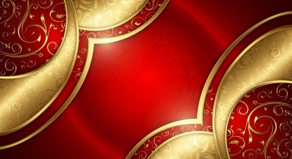 Red gold background image 3