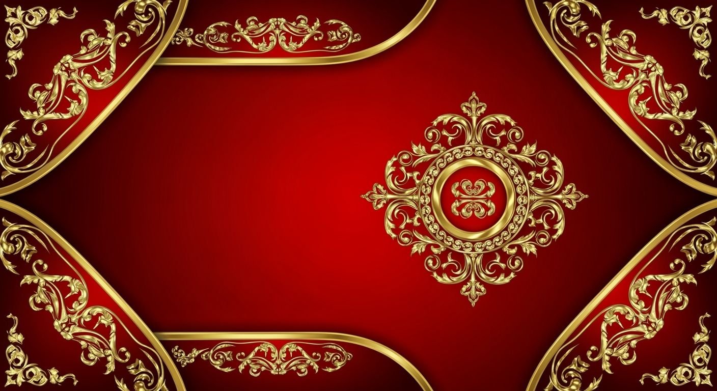 Red gold background image 4