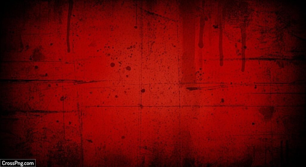 Red grunge background image 2