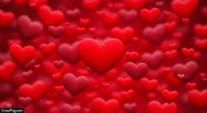 Red heart background image 3