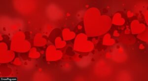 Red heart background image