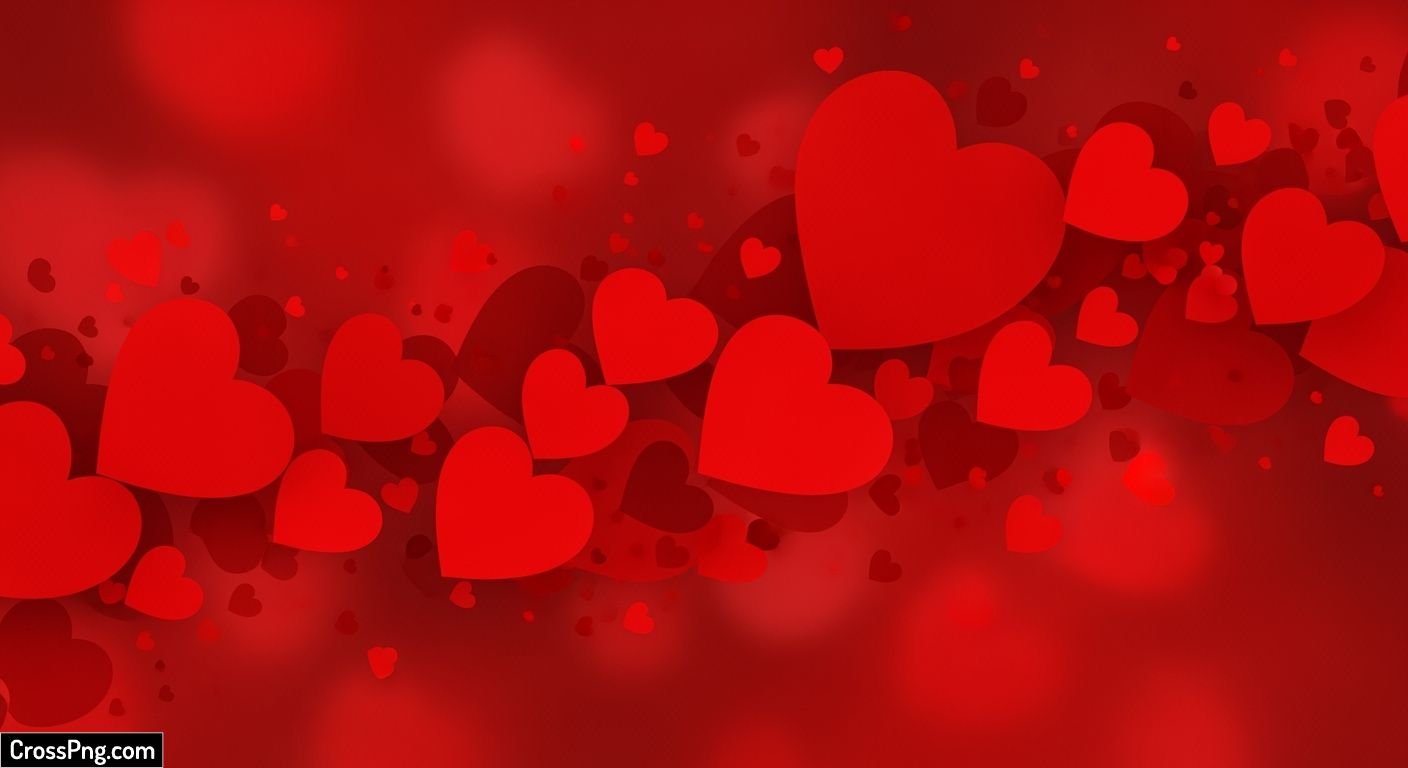 Red heart background image