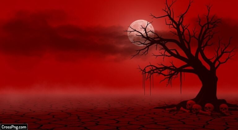 Red horror background image