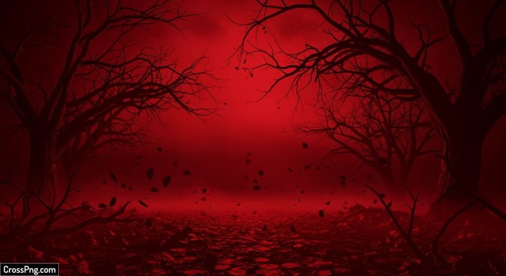Red horror background image