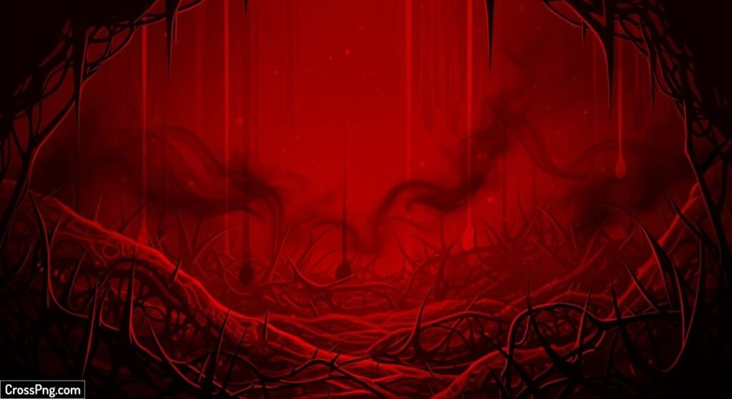 Red horror background image 3