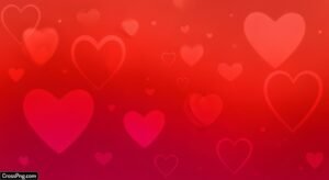 Red love background image 2