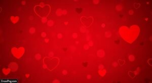 Red love background image 3