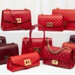 Red luxuru handbags white image 3