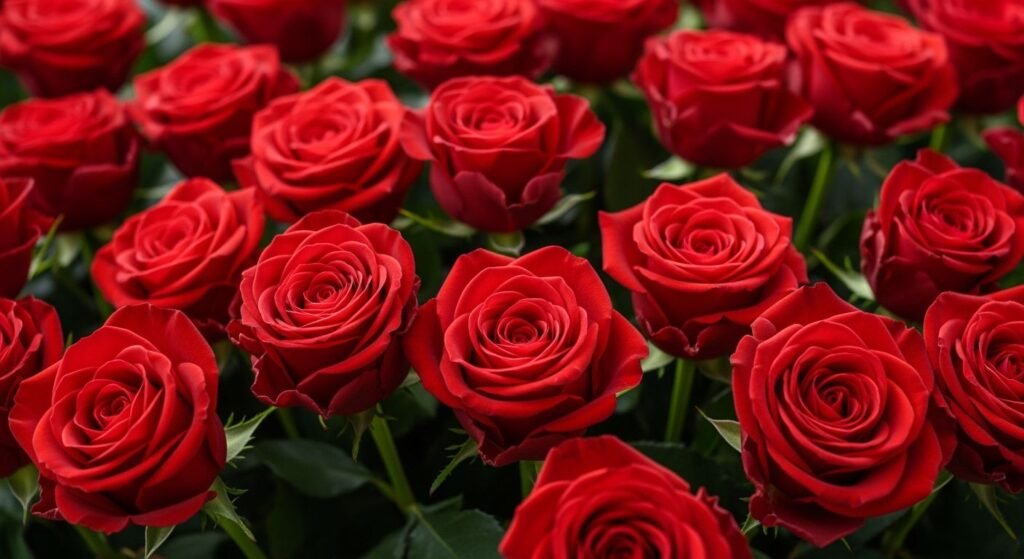 Red rose background image 2