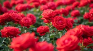 Red rose background image