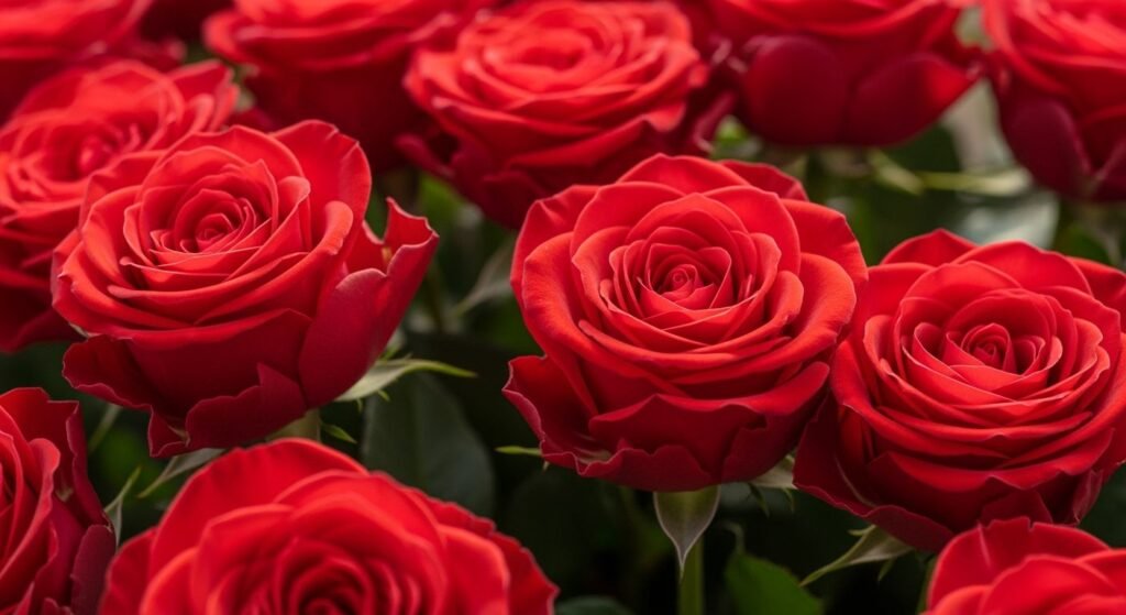 Red rose background image 4