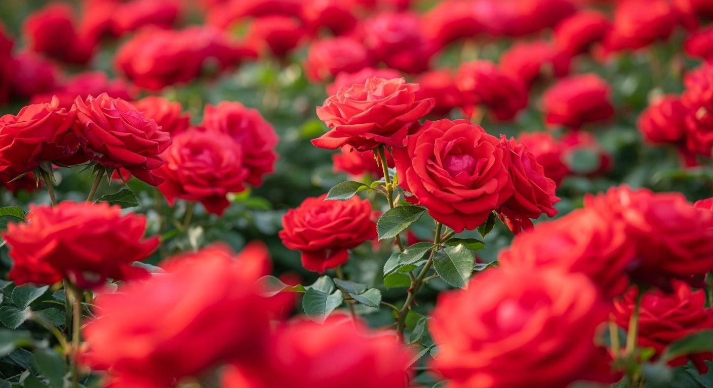 Red rose background image