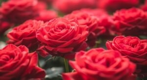 Red roses background image
