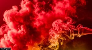 Red smoke background image