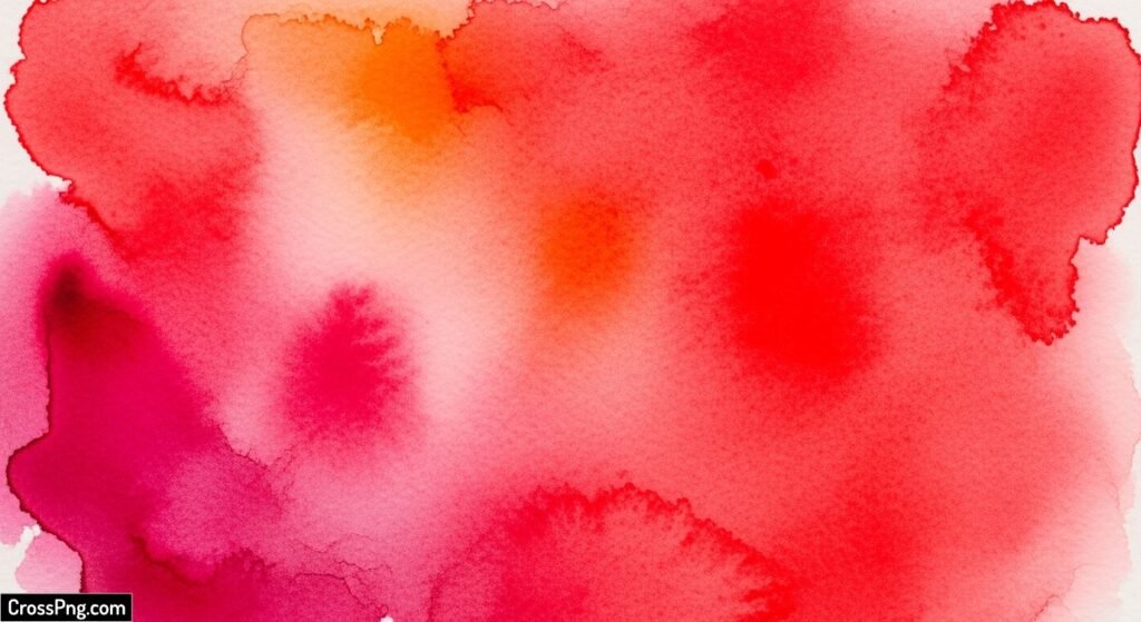 Red watercolor background image 2