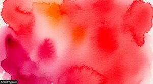 Red watercolor background image 2