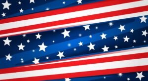 Red white and blue background image 2