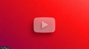 Red youtube thumbnail background image