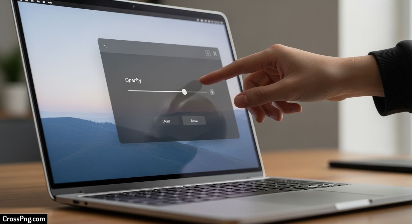 Reduce opacity of image online image