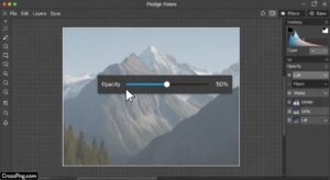 Reduce opacity of image online image