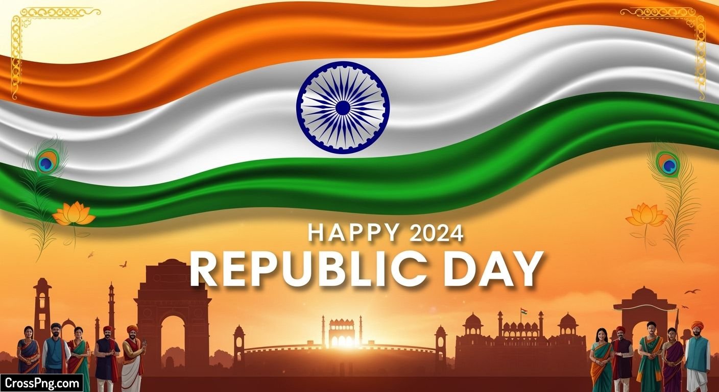 Republic day banner background image