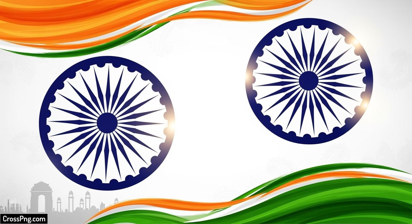 Republic day invitation card background image