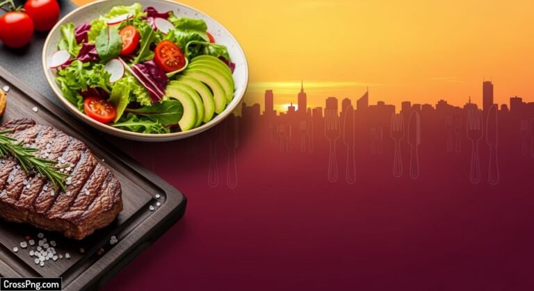 Restaurant banner background image
