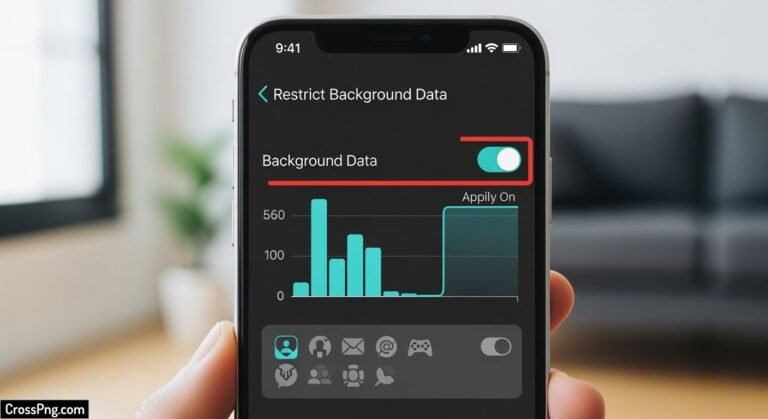 Restrict background data image
