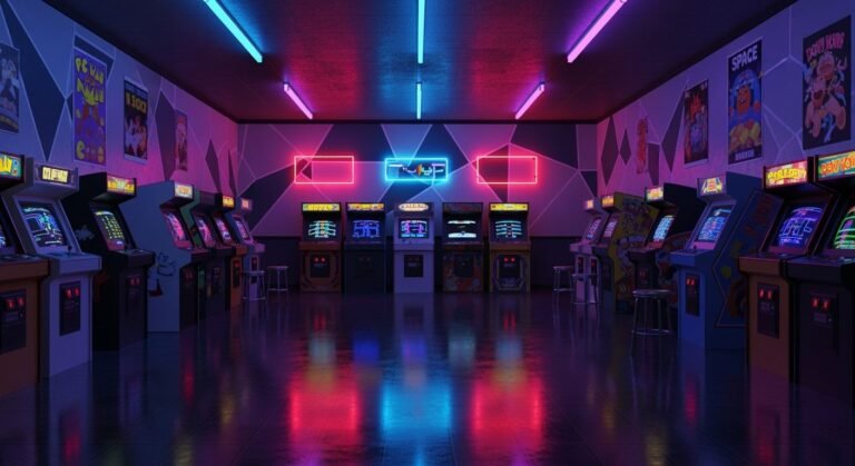 Retro arcade background mp image 3