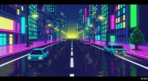 Retro arcade background mp image 4