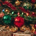 Retro christmas background