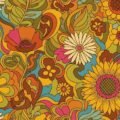 Retro floral background
