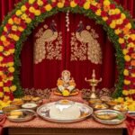 Rice ceremony background image