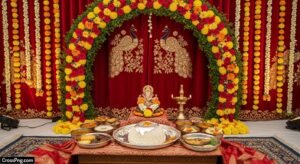 Rice ceremony background image