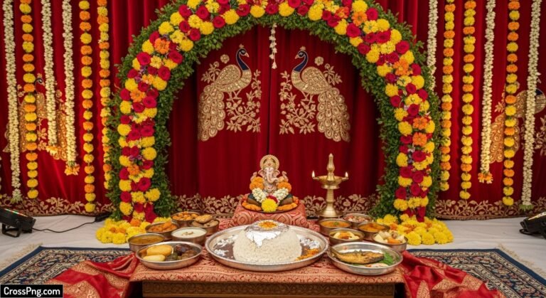 Rice ceremony background image