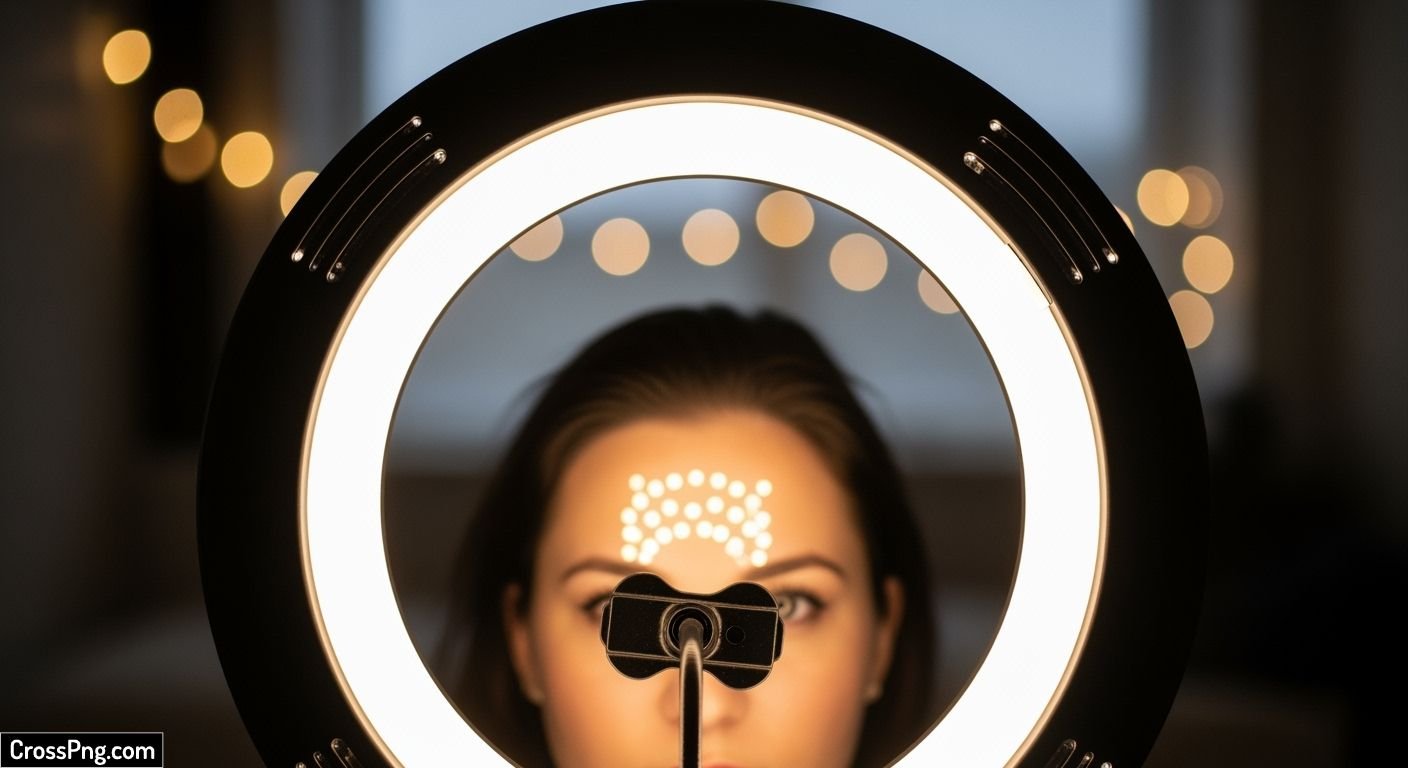 Ring light background image