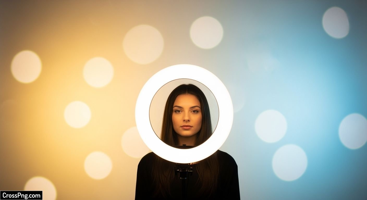 Ring light background image 2