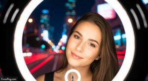 Ring light background picsart image