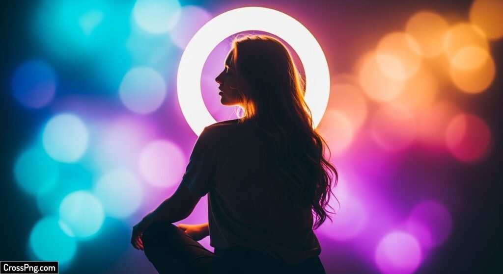 Ring light background picsart image