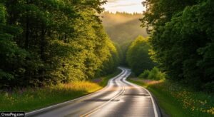 Road nature background image