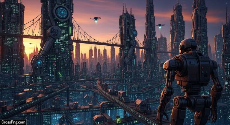 Robot background image 7