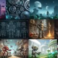Robot background images image