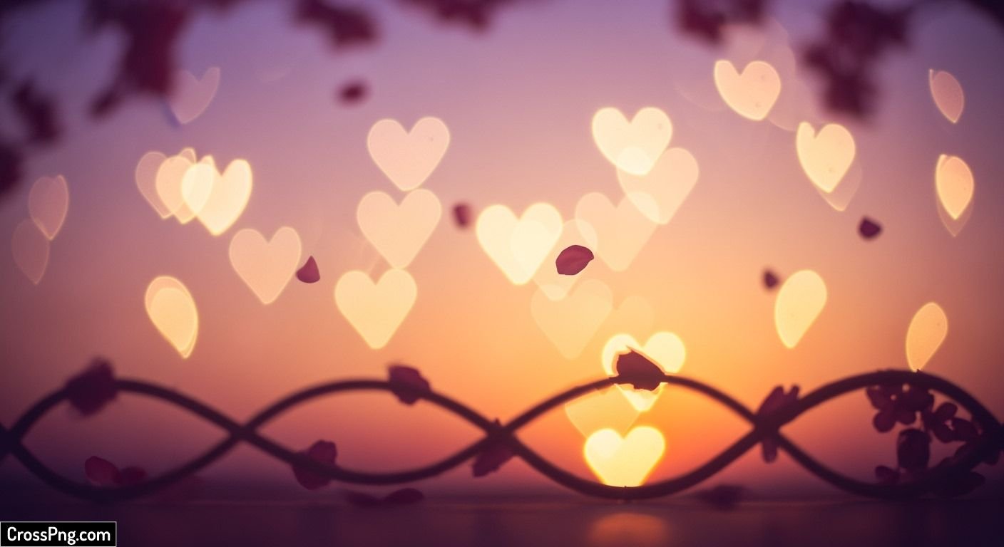 Romantic love background image